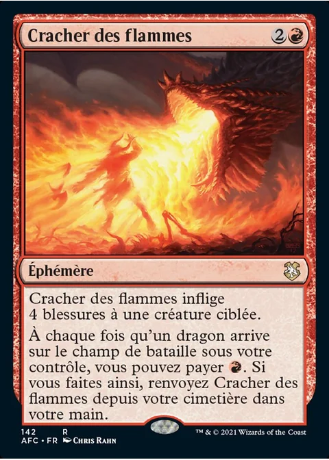 Cracher des flammes