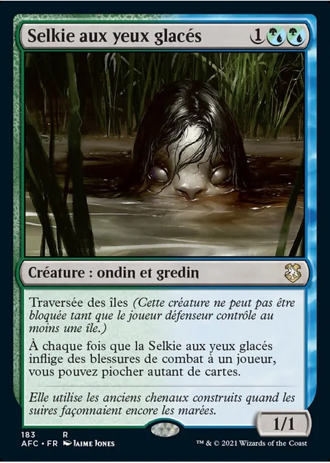 Selkie aux yeux glacés