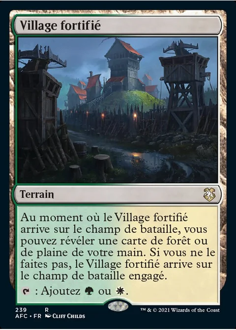 Village fortifié