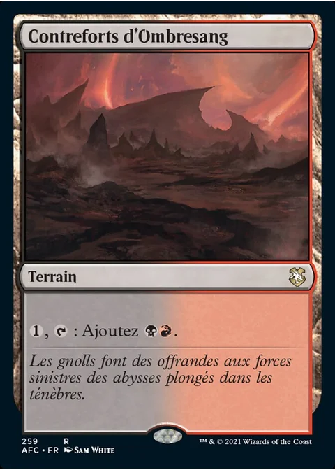 Contreforts d'Ombresang