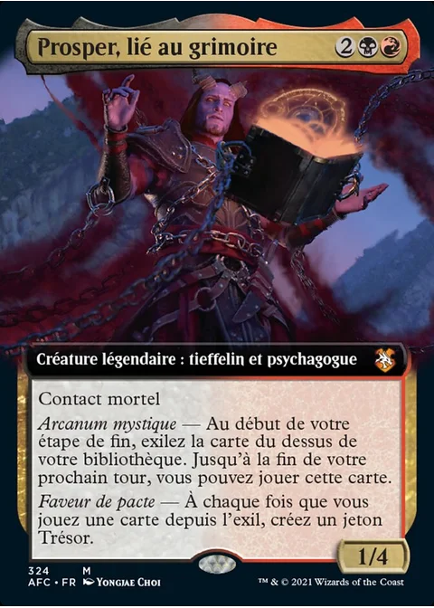 Prosper, lié au grimoire