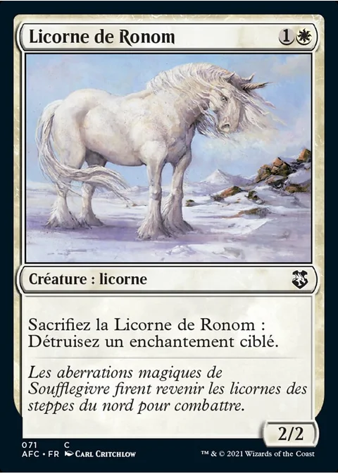 Licorne de Ronom