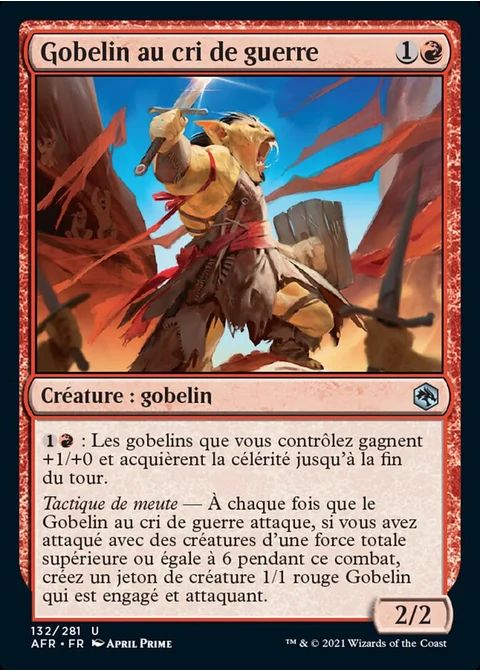 Gobelin au cri de guerre