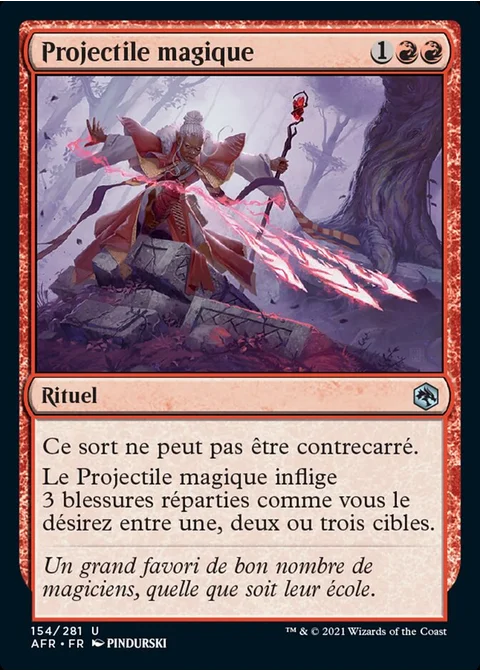 Projectile magique