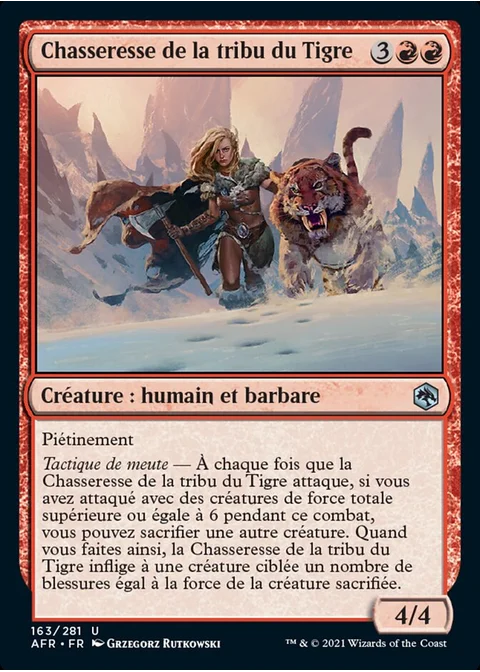 Chasseresse de la tribu du Tigre