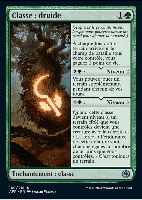 Classe : druide