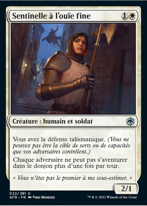 Sentinelle à l'ouïe fine