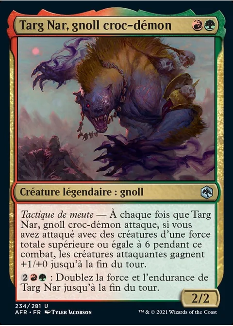 Targ Nar, gnoll croc-démon