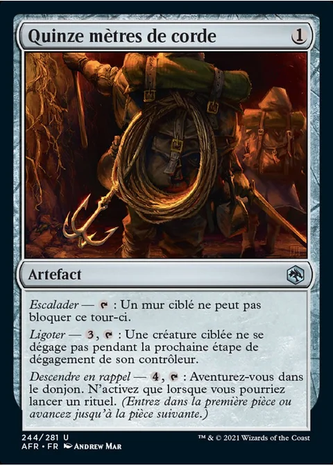 Quinze mètres de corde