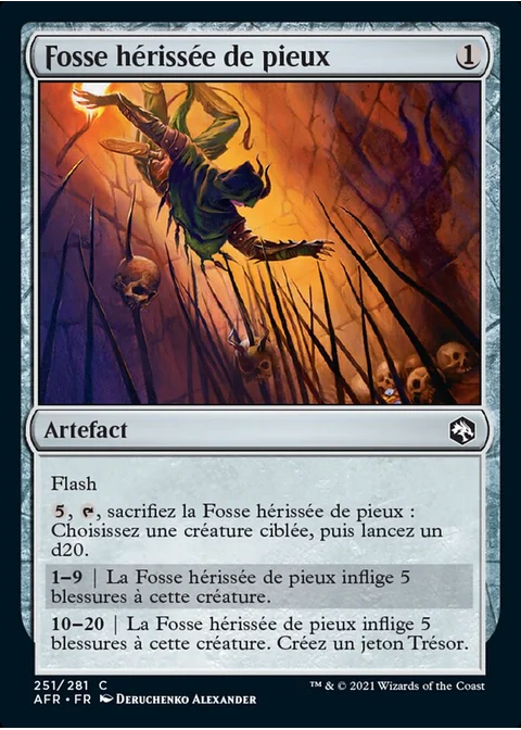 Fosse hérissée de pieux