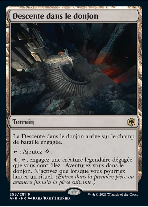 Descente dans le donjon