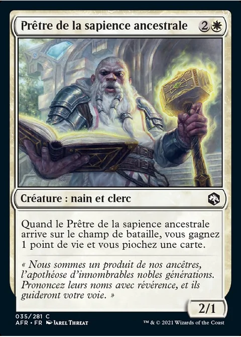 Prêtre de la sapience ancestrale