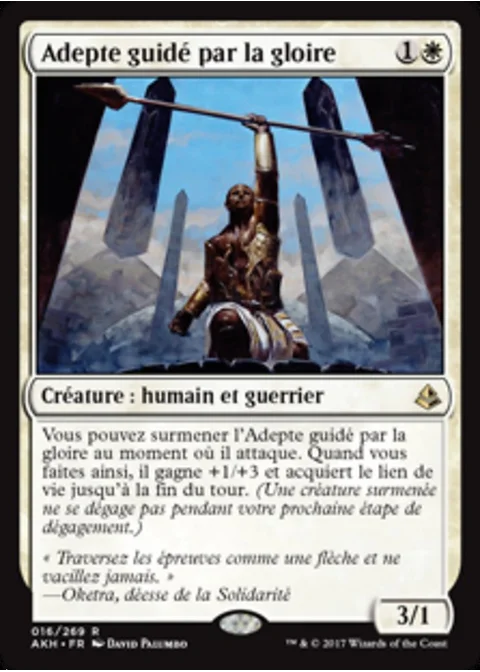 Adepte guidé par la gloire