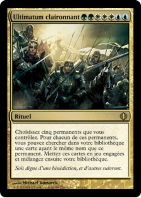 Ultimatum claironnant