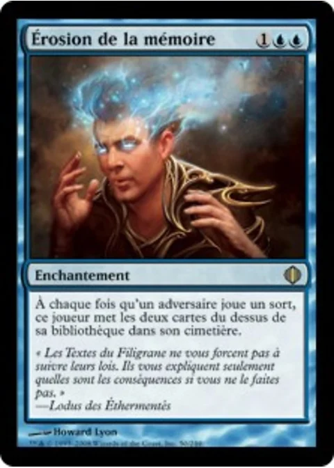 Érosion de la mémoire