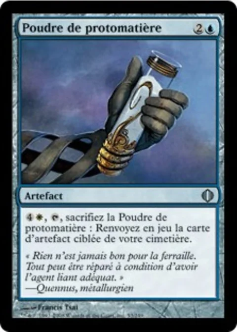 Poudre de protomatière