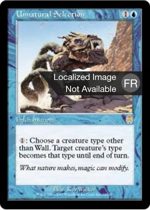 Sélection non-naturelle