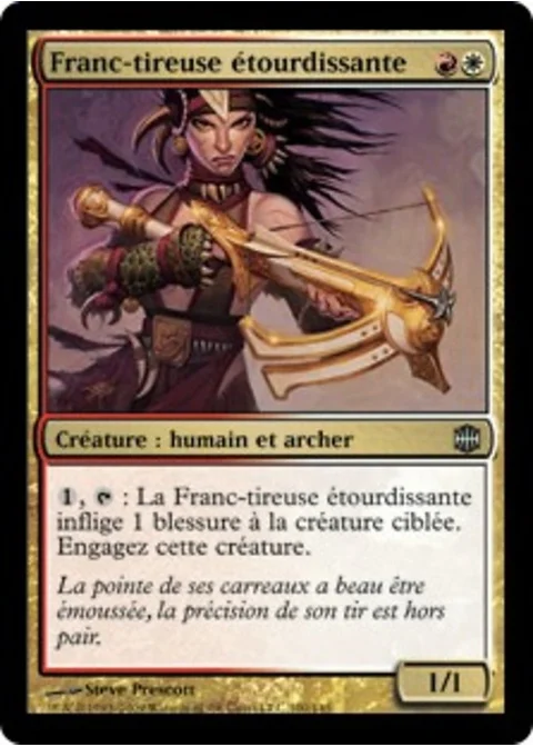 Franc-tireuse étourdissante