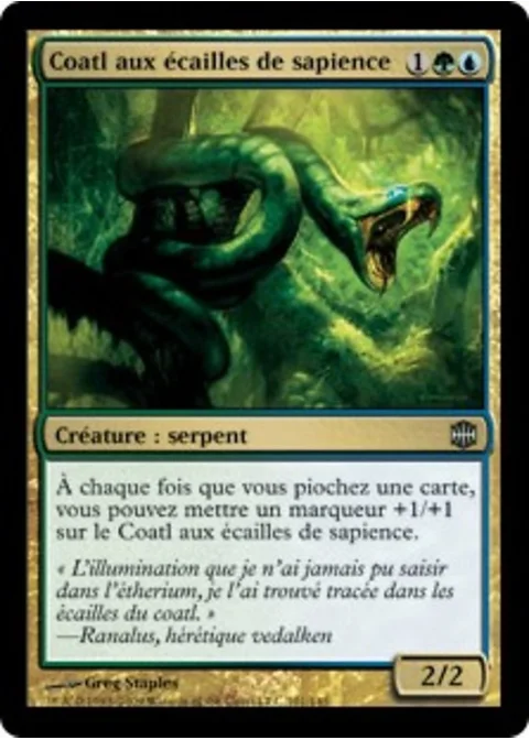 Coatl aux écailles de sapience