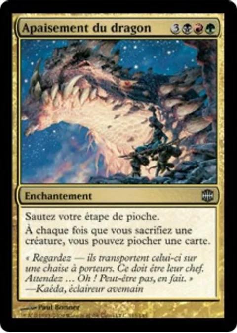 Apaisement du dragon