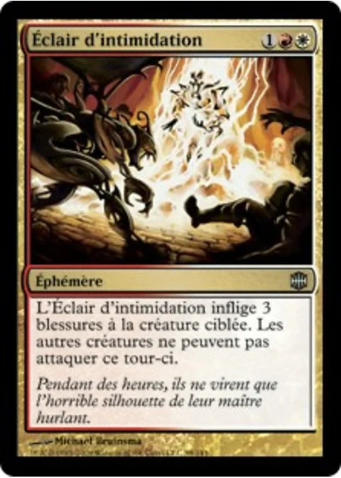 Éclair d'intimidation