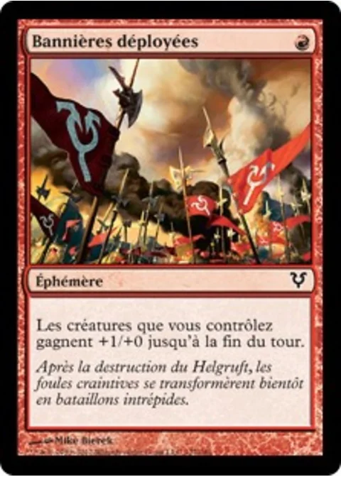 Bannières déployées