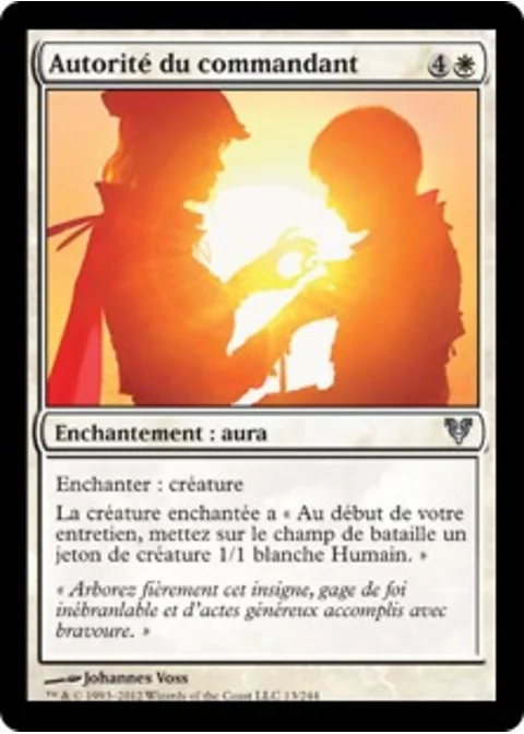 Autorité du commandant