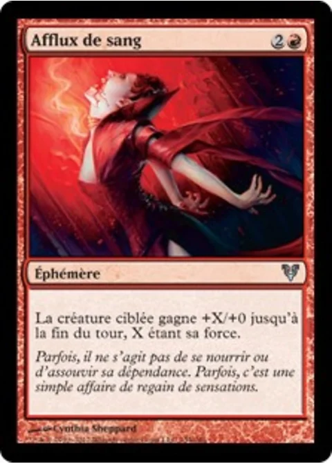 Afflux de sang