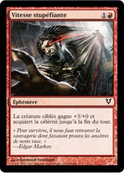 Vitesse stupéfiante