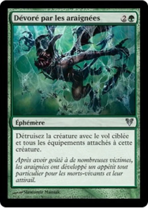 Dévoré par les araignées