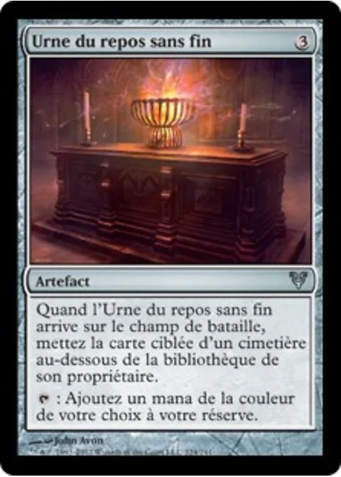 Urne du repos sans fin