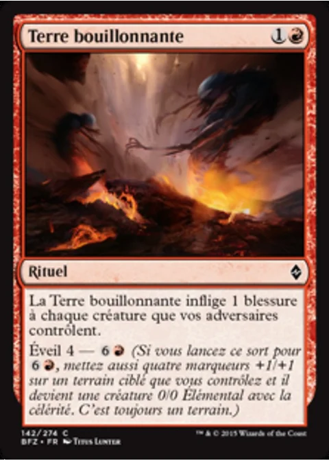 Terre bouillonnante