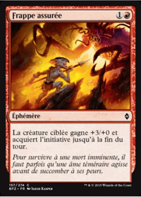 Frappe assurée