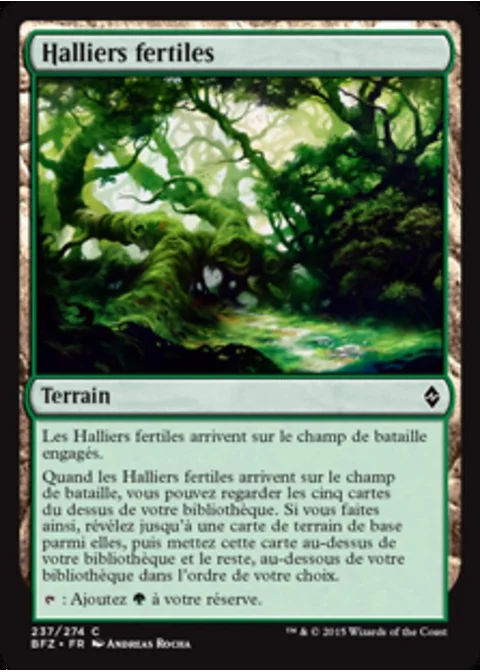 Halliers fertiles