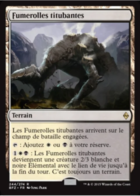 Fumerolles titubantes