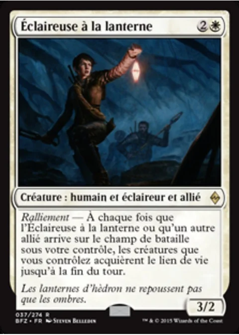 Éclaireuse à la lanterne