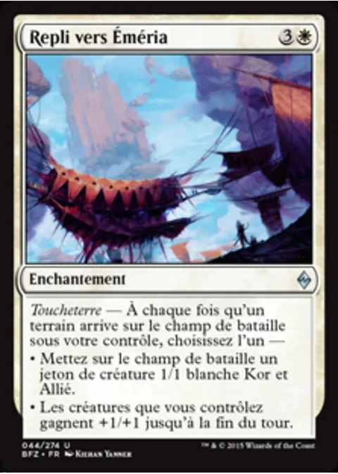 Repli vers Éméria