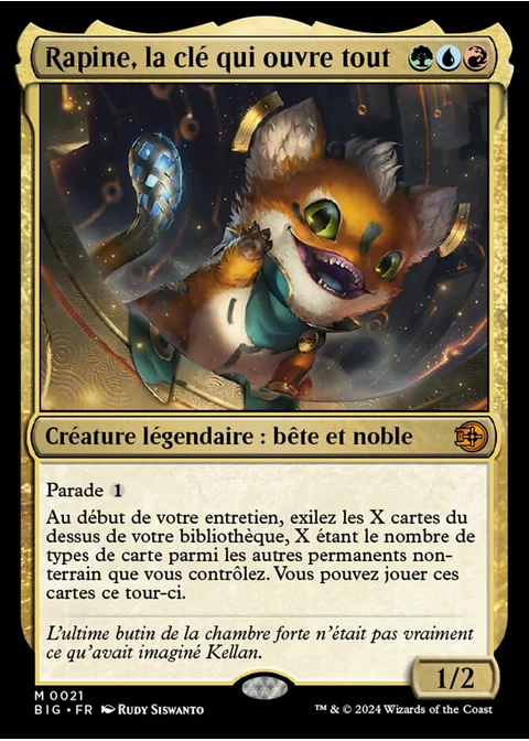 Rapine, la clé qui ouvre tout