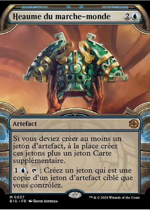 Heaume du marche-monde