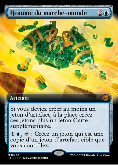 Heaume du marche-monde