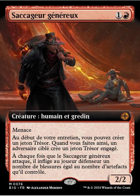Saccageur généreux