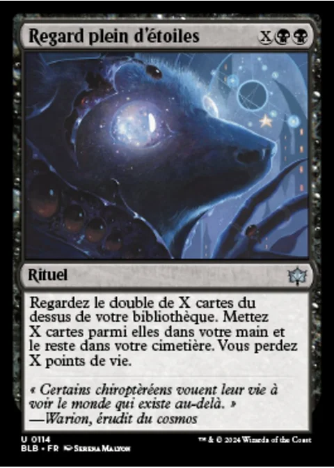 Regard plein d'étoiles