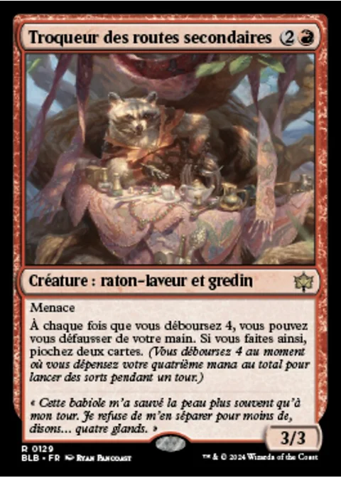 Troqueur des routes secondaires