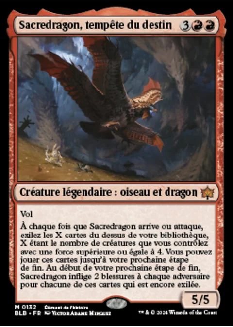 Sacredragon, tempête du destin