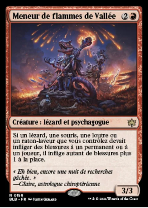 Meneur de flammes de Vallée