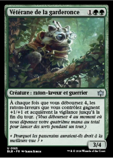 Vétérane de la garderonce