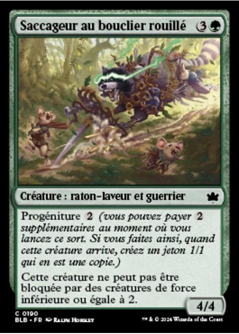 Saccageur au bouclier rouillé