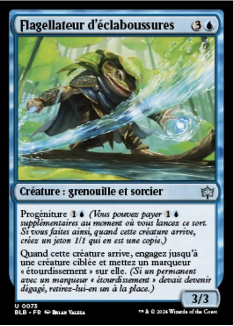 Flagellateur d'éclaboussures