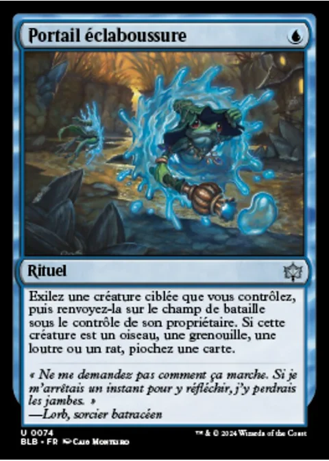 Portail éclaboussure