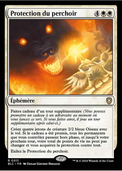 Protection du perchoir